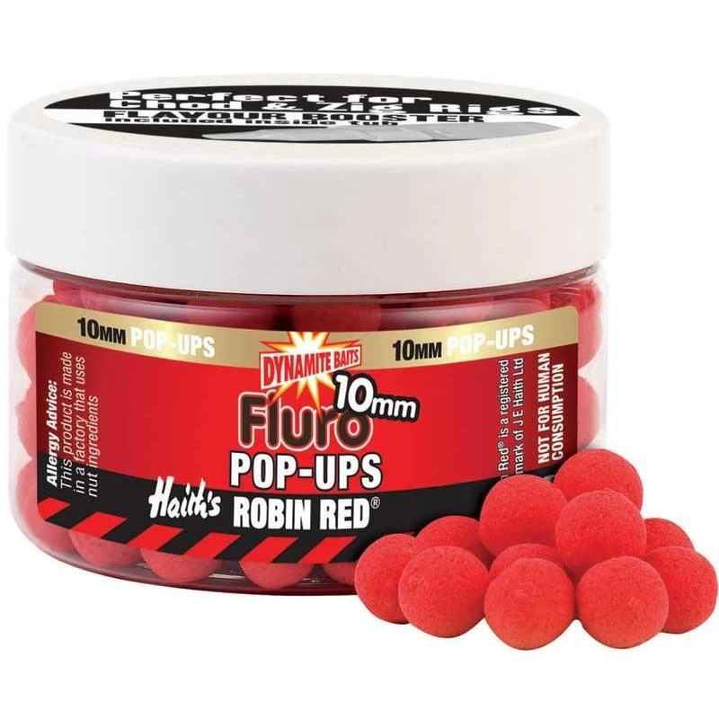 BOUILLETTE FLOTTANTE DYNAMITE BAITS FLURO POP-UPS ROBIN RED 3 BOUILLETTE FLOTTANTE DYNAMITE BAITS FLURO POP-UPS ROBIN RED