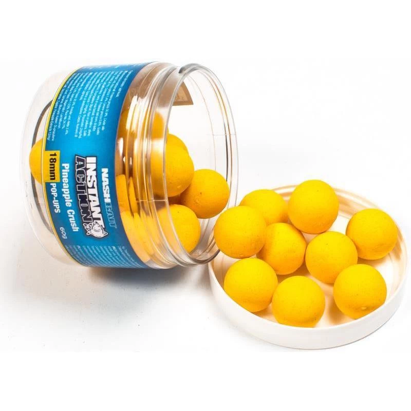 BOUILLETTE FLOTTANTE NASHBAIT INSTANT ACTION POP UPS - 18MM 3 BOUILLETTE FLOTTANTE NASHBAIT INSTANT ACTION POP UPS - 18MM