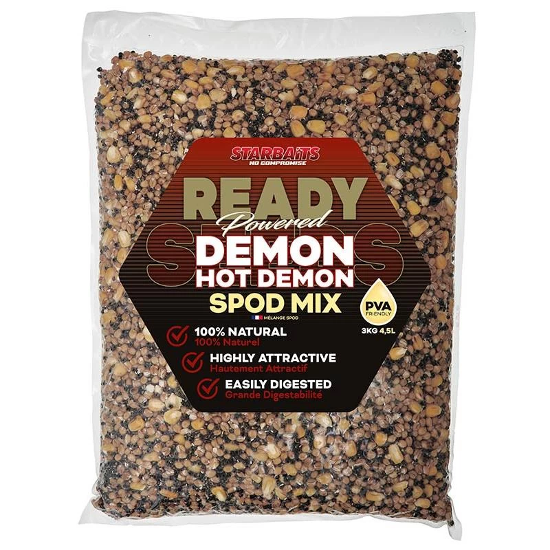 GRAINE PREPARÉE STARBAITS READY SEEDS DEMON 3 GRAINE PREPARÉE STARBAITS READY SEEDS DEMON