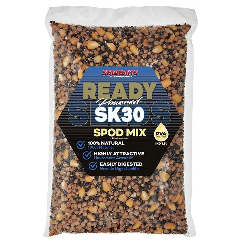 GRAINE PRÉPARÉE STARBAITS READY SEEDS SK30 3 GRAINE PRÉPARÉE STARBAITS READY SEEDS SK30