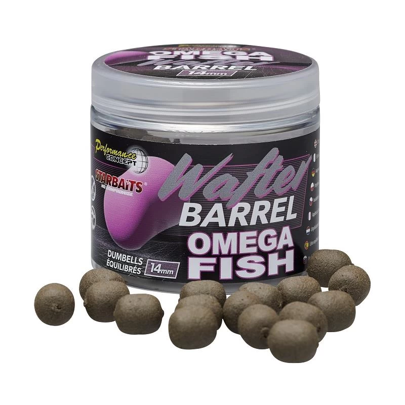 HOOKBAIT STARBAITS PERFORMANCE CONCEPT OMEGA FISH WAFTER BARREL 3 HOOKBAIT STARBAITS PERFORMANCE CONCEPT OMEGA FISH WAFTER BARREL