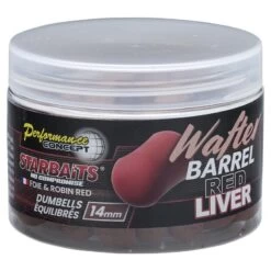 HOOKBAIT STARBAITS PERFORMANCE CONCEPT RED LIVER WAFTER BARREL