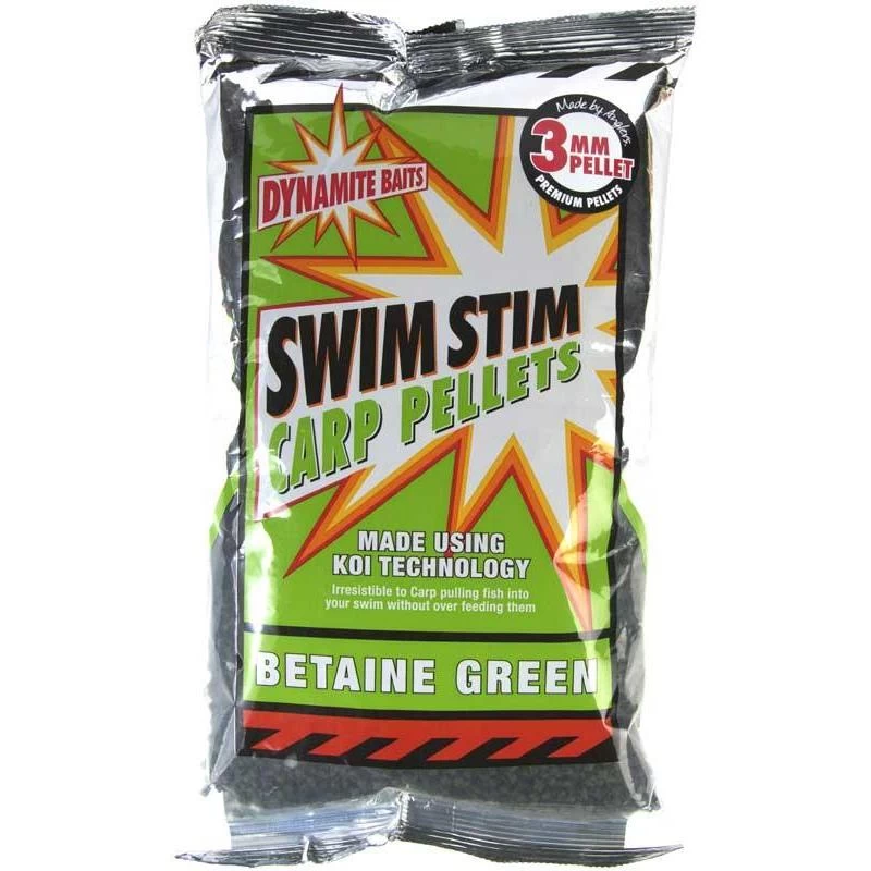PELLET DYNAMITE BAITS BETAINE GREEN SWIM STIM 3 PELLET DYNAMITE BAITS BETAINE GREEN SWIM STIM