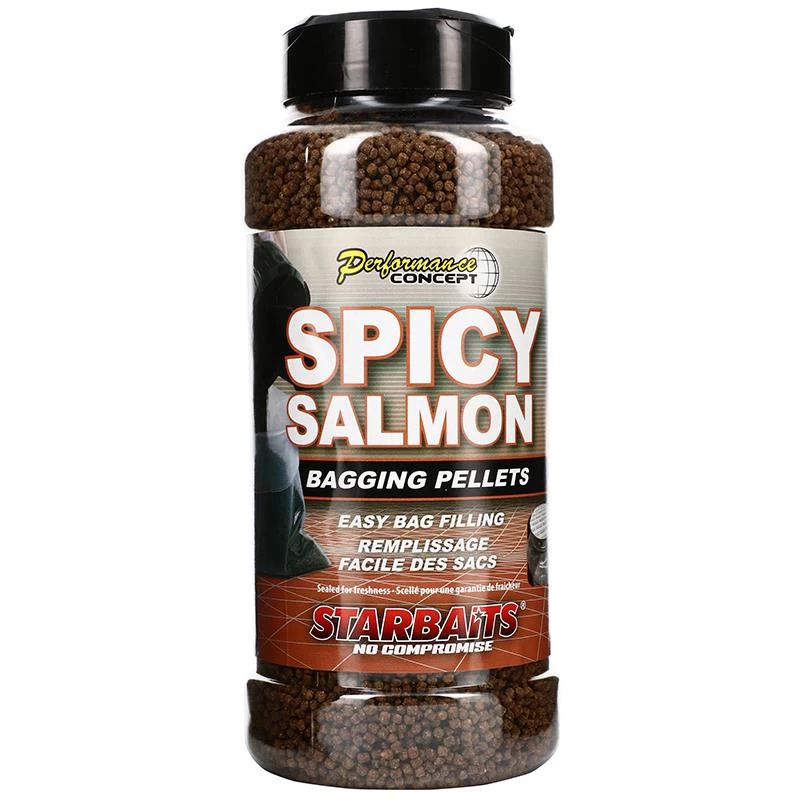 PELLET STARBAITS PERFORMANCE CONCEPT SPICY SALMON BAGGING PELLETS 3 PELLET STARBAITS PERFORMANCE CONCEPT SPICY SALMON BAGGING PELLETS