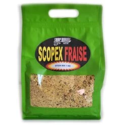 STICK MIX CARP BOILIES NATURAL SCOPEX FRAISE